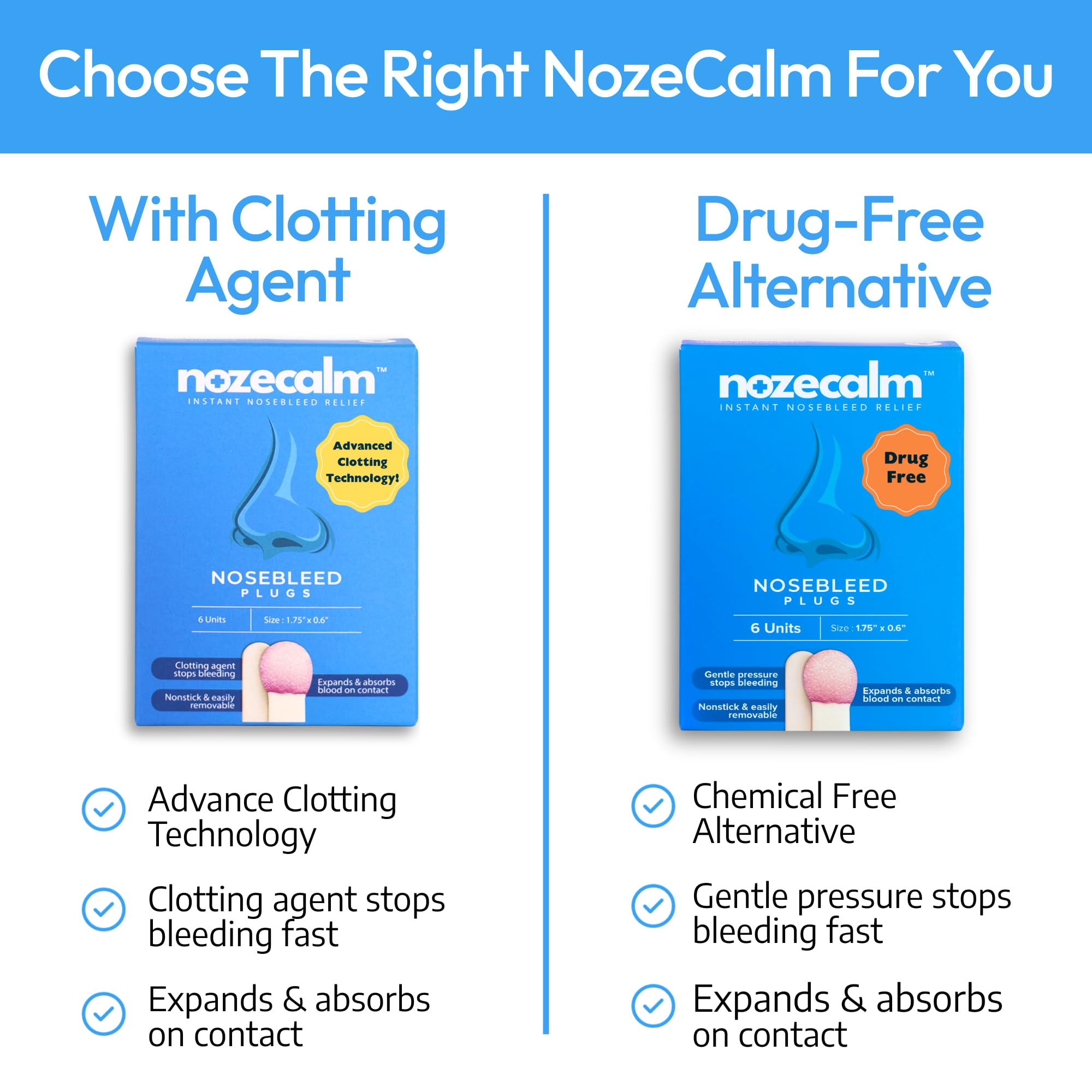 NozeCalm simple removal after use reduces discomfort