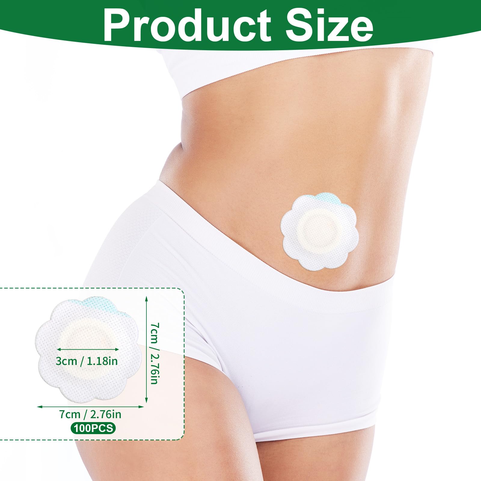 NQEUEPN self-adhesive castor pad on breathable spunlace cloth for comfortable use