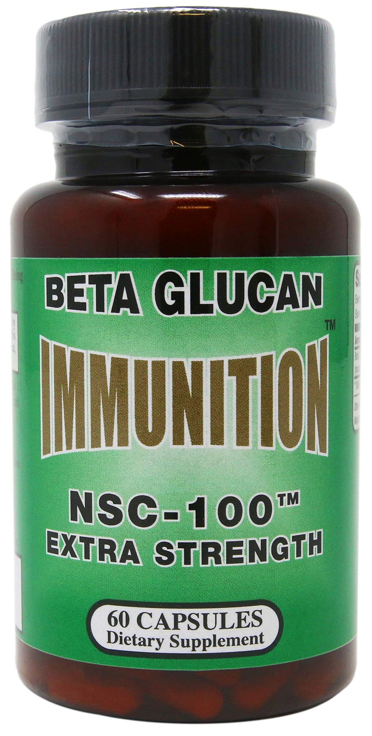 NSC 100 Beta Glucan bottle for easy daily immune support