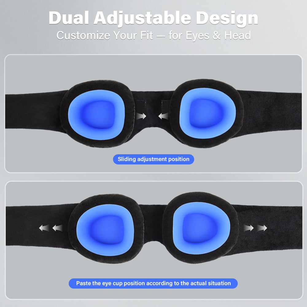 NSONER Odor-resistant dry eye sleeping goggles stay fresh overnight