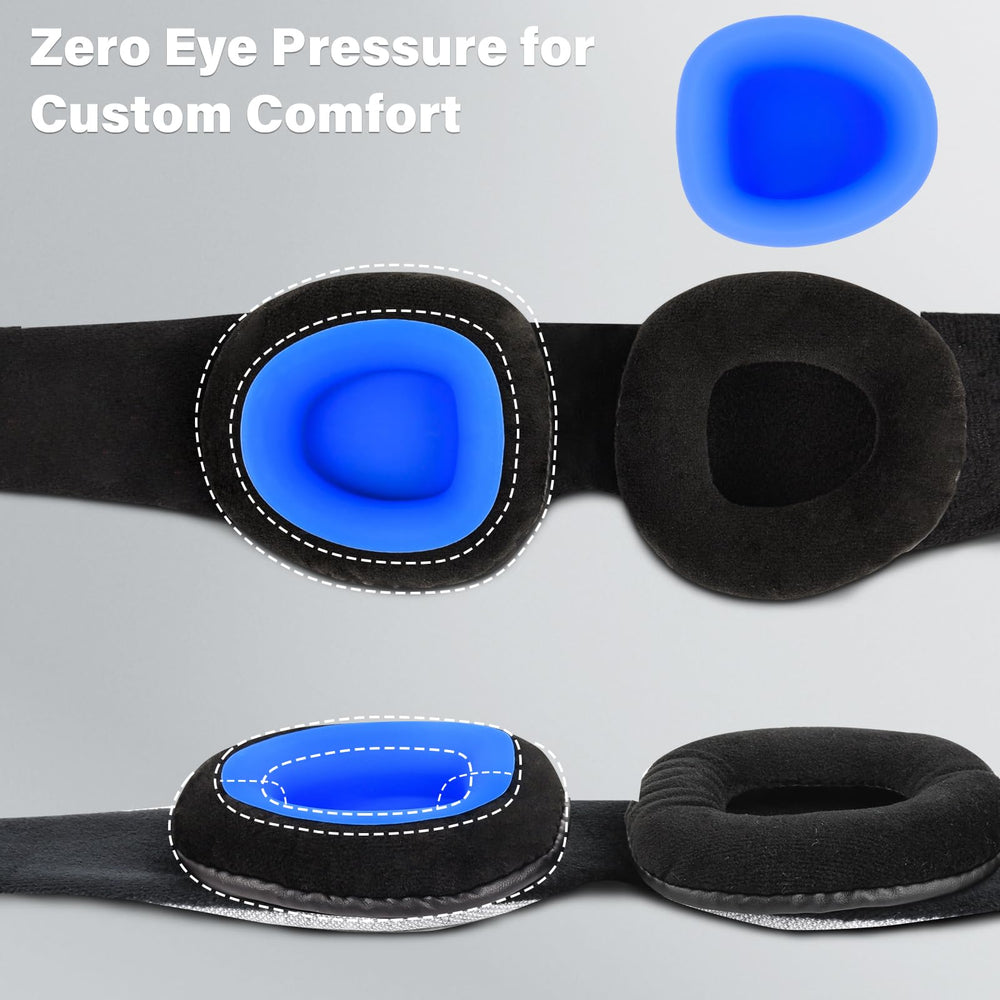 NSONER Travel-friendly dry eye mask with pouch for on-the-go use