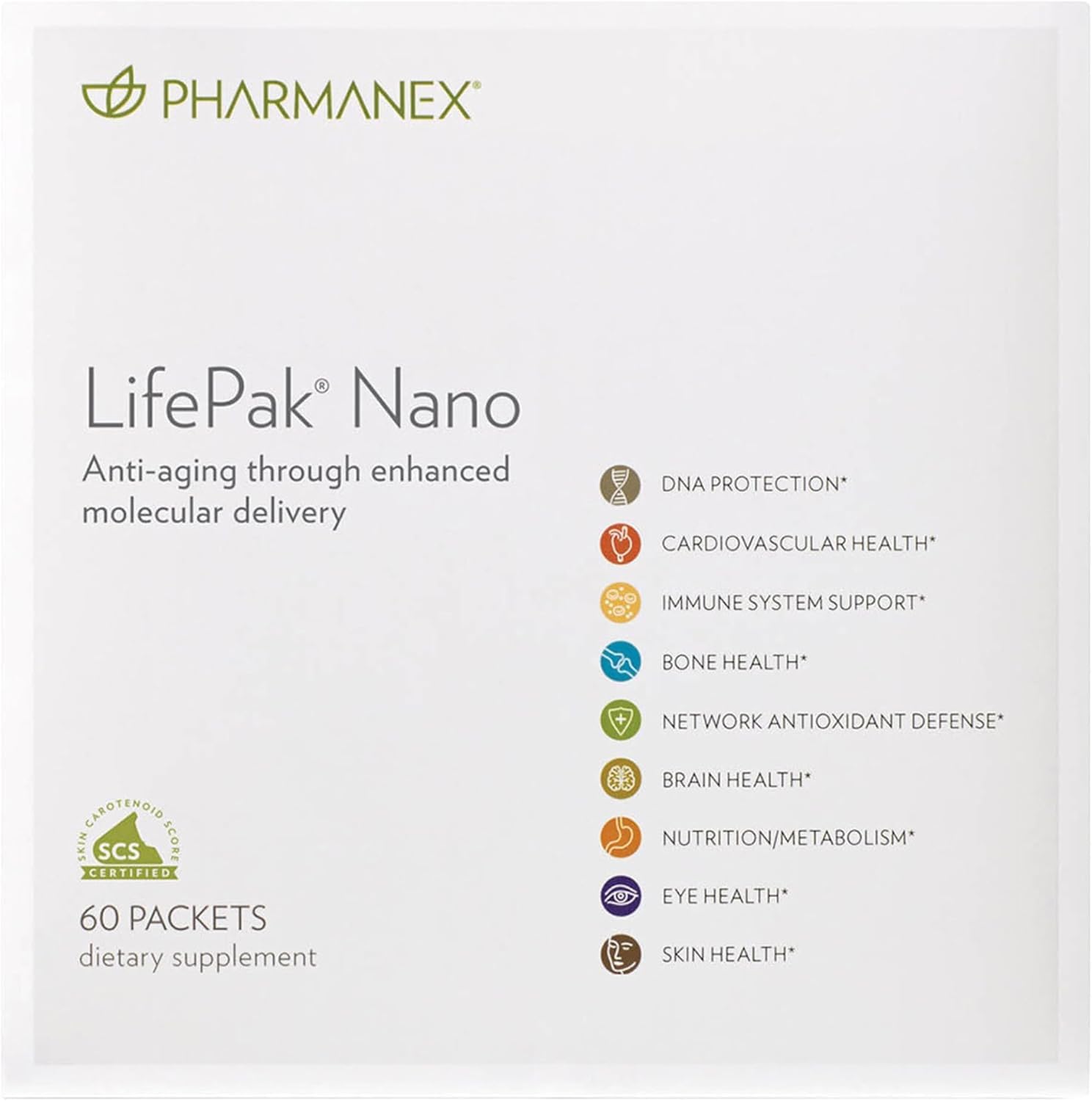 Nu Skin LifePak Nano daily packets for on-the-go nutrition and energy