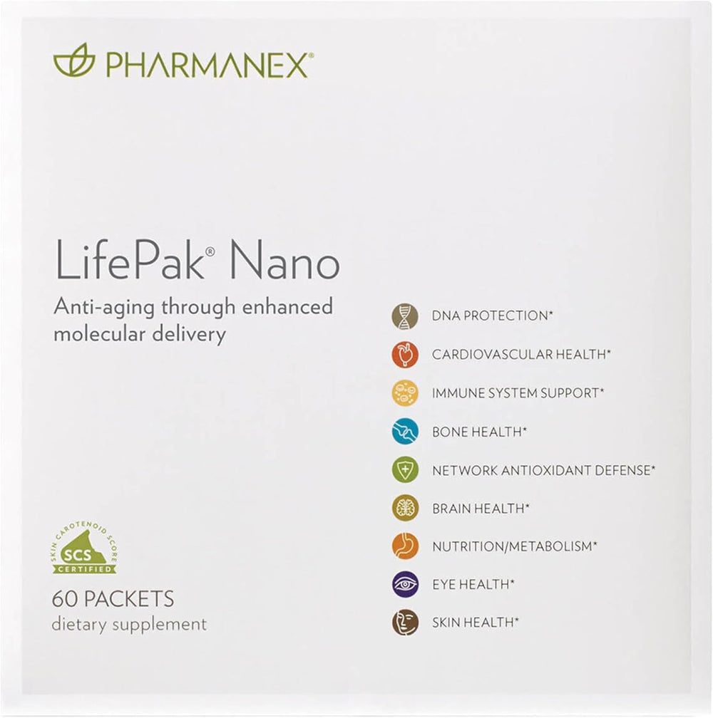 Nu Skin LifePak Nano daily packets for on-the-go nutrition and energy