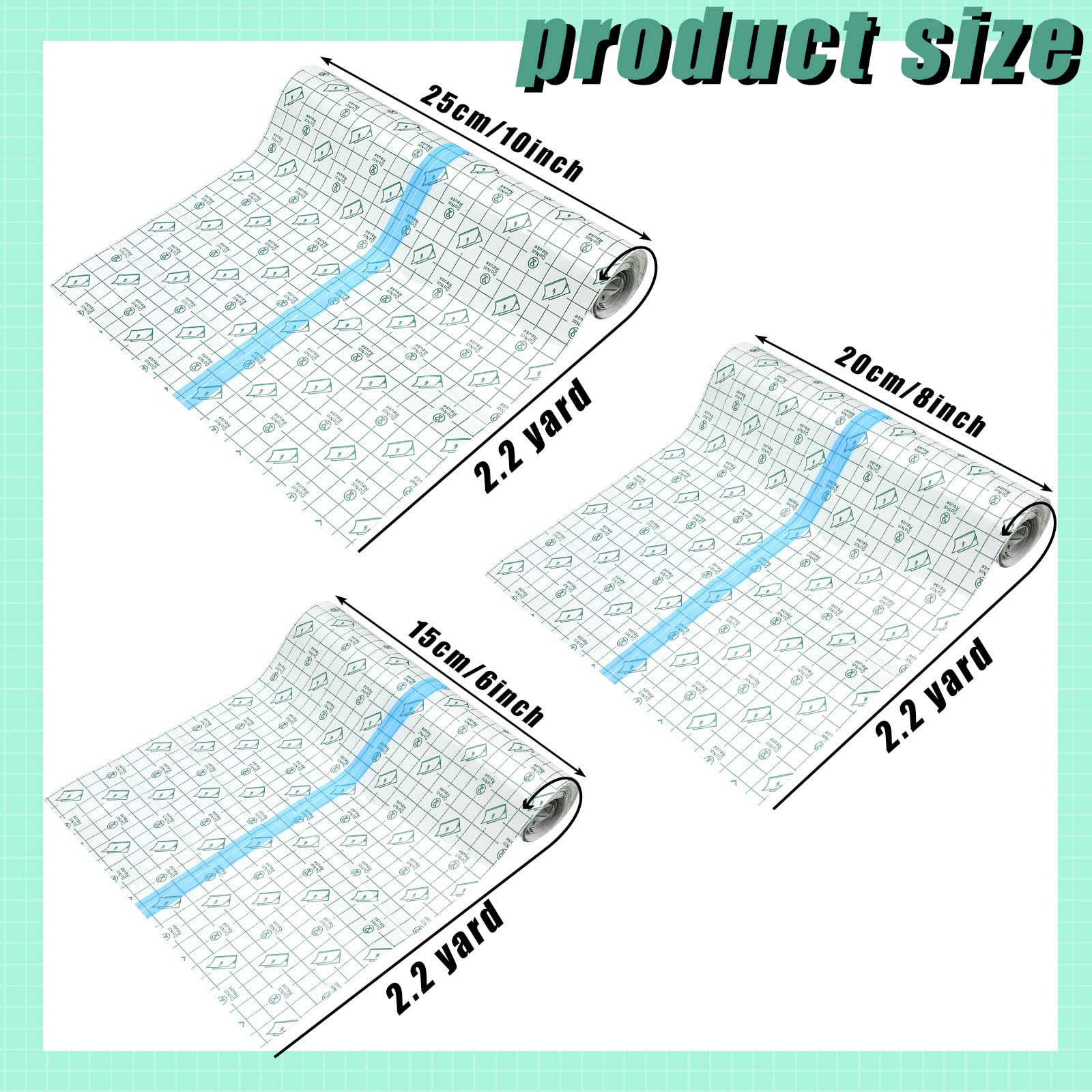 Nuanchu 6-inch waterproof tattoo bandage roll shields you during showers and swims