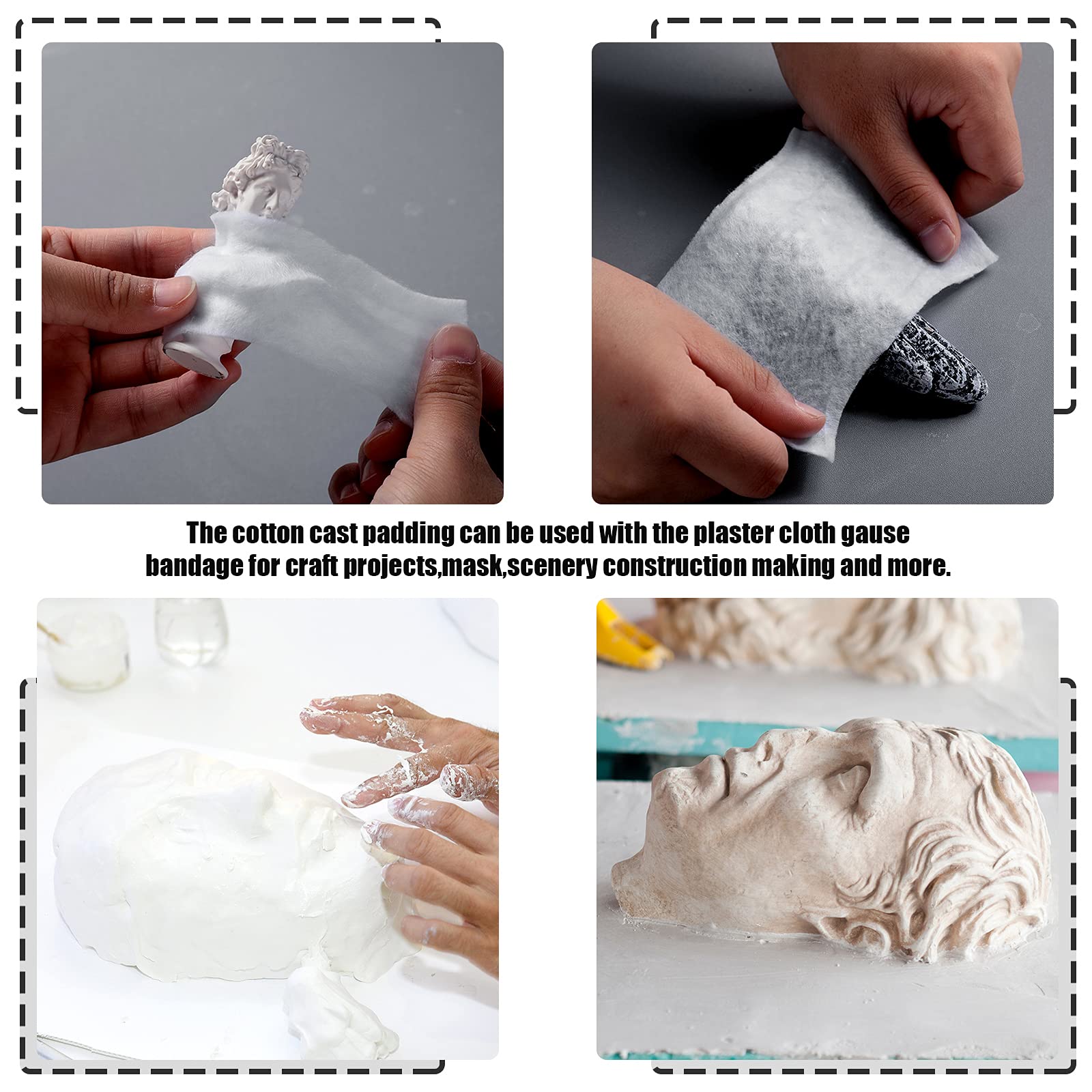 Nuanchu cast padding in a crafting scene for modeling and display.