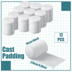 Nuanchu cast padding roll being wrapped gently for DIY plaster work.