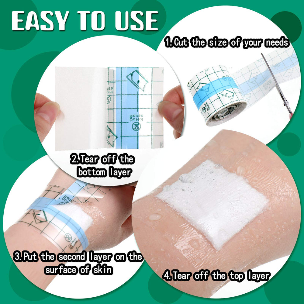 Nuanchu cinta impermeable para natación, cobertura estable en agua.