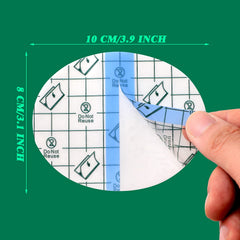 Nuanchu clear waterproof dressing shows transparent film for shower use.