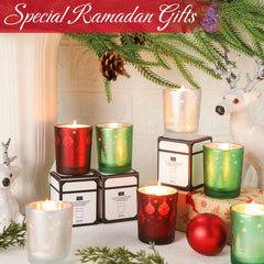 Nuanchu candles on dining table create inviting holiday atmosphere