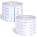 Nuanchu 2 Rolls Non-Woven Cover Roll Stretch Tape – Breathable Adhesive Bandages (2in x 10.94yd, White)