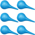Nuanchu Six-Pack Hand Bulb Ear Syringe 30ml – Blue Rubber Squeeze Bulb