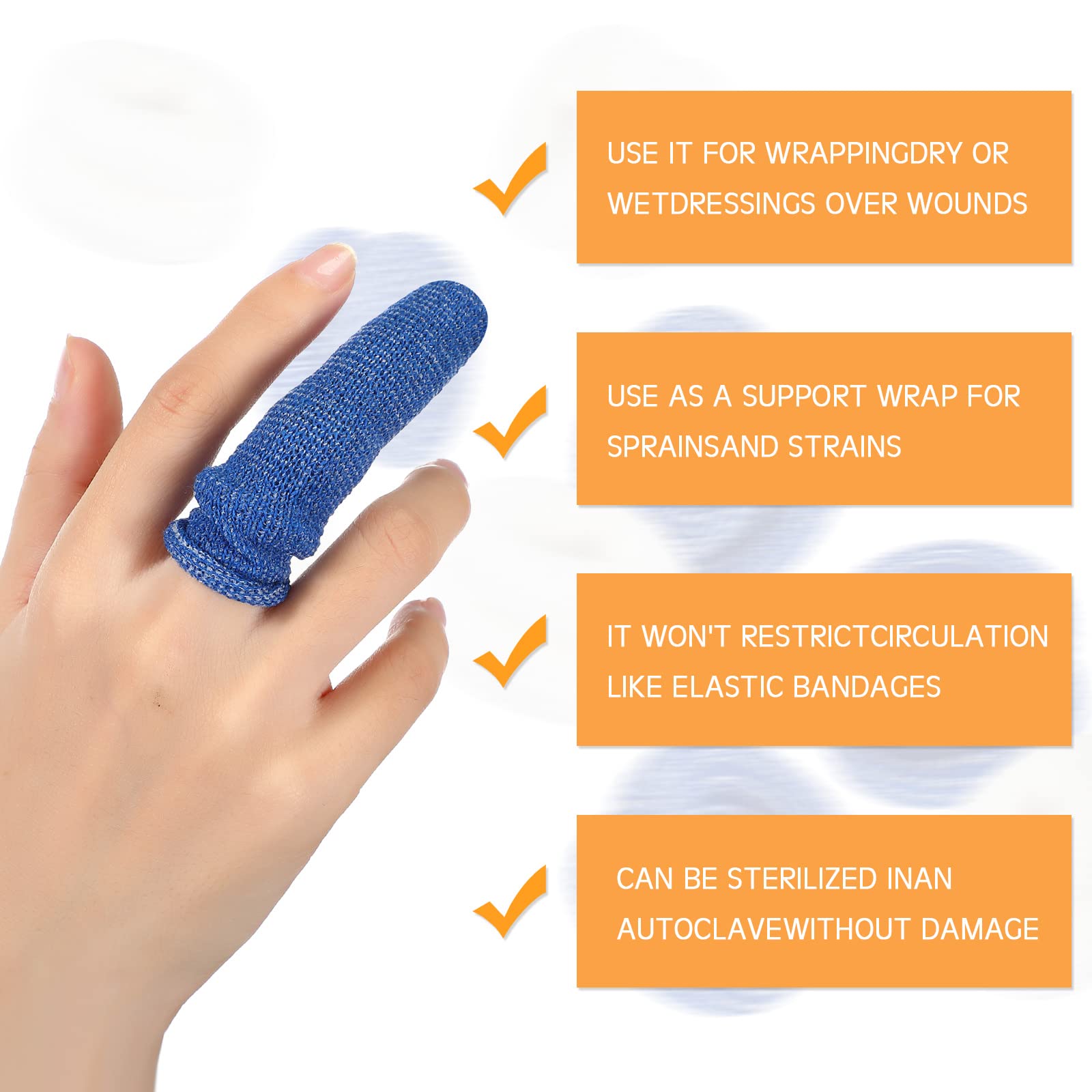 Nuanchu finger bandage care disposability easy-to-change after activities