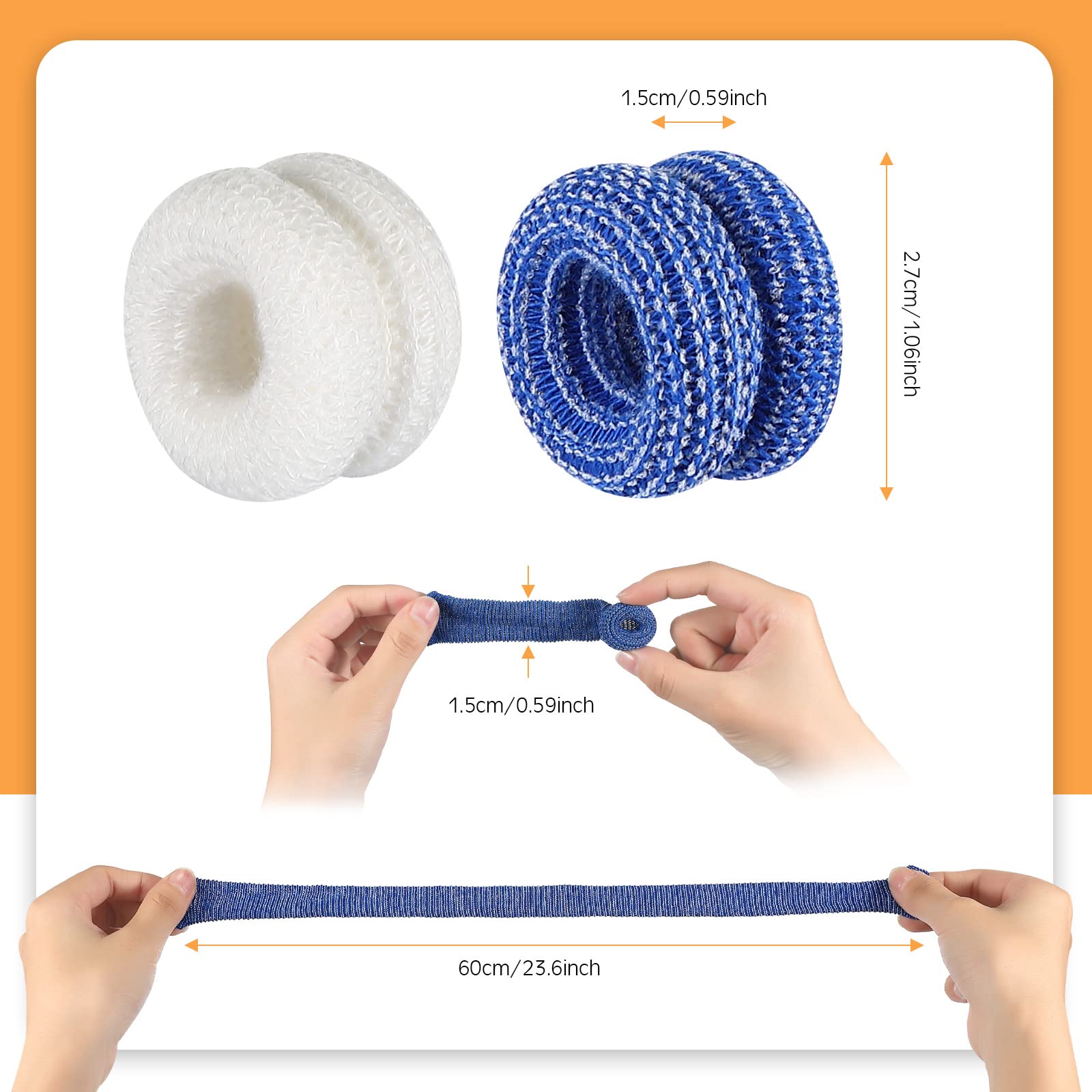 Nuanchu finger bandage close-up of soft cotton material for comfort