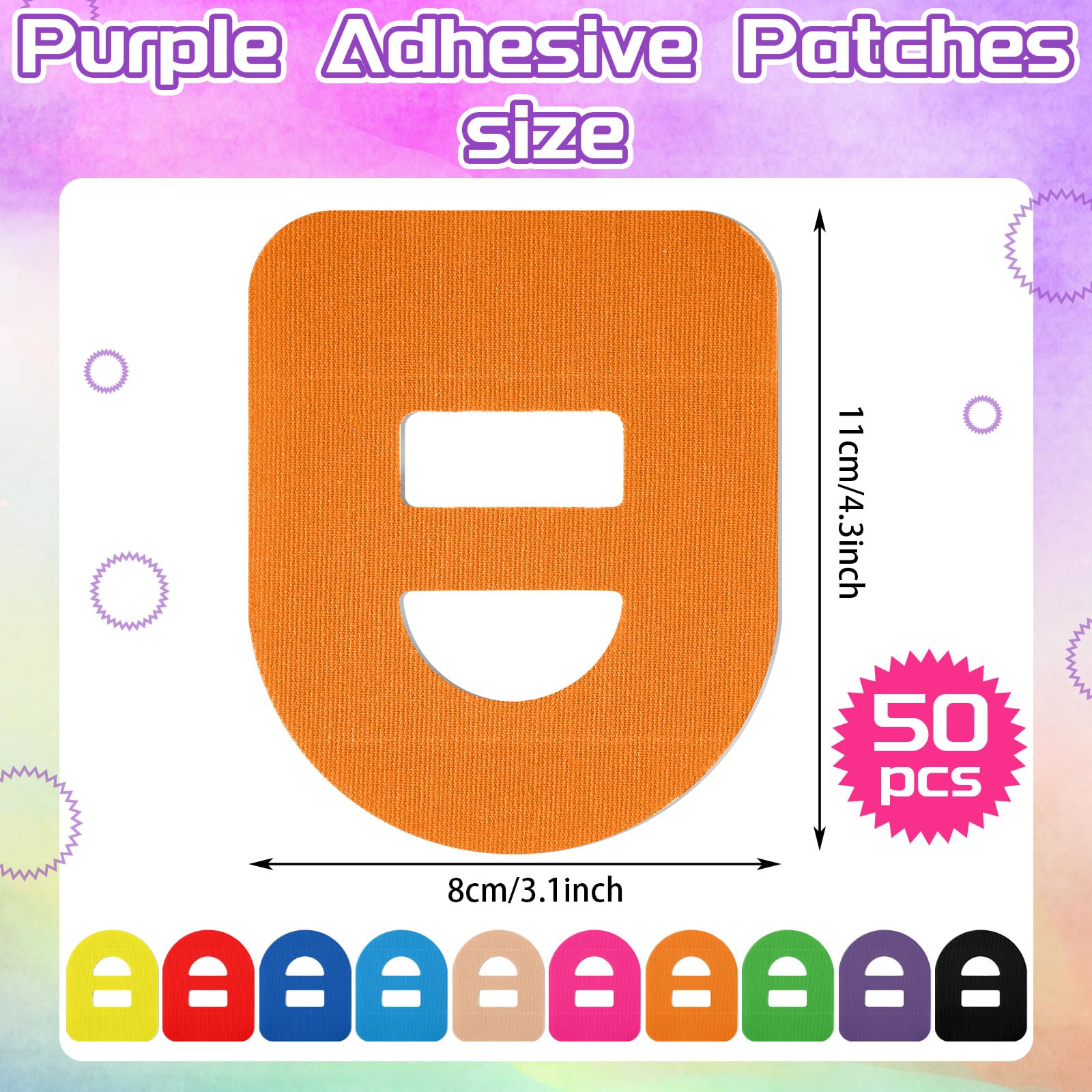 Nuanchu Omnipod pre-cut patches for easy placement.