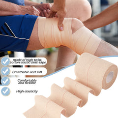 Nuanchu porous fabric bandage beige, lets skin breathe while securing wounds.