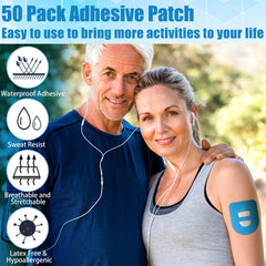 Nuanchu pre-cut tape makes Omnipod attachment quick and neat.