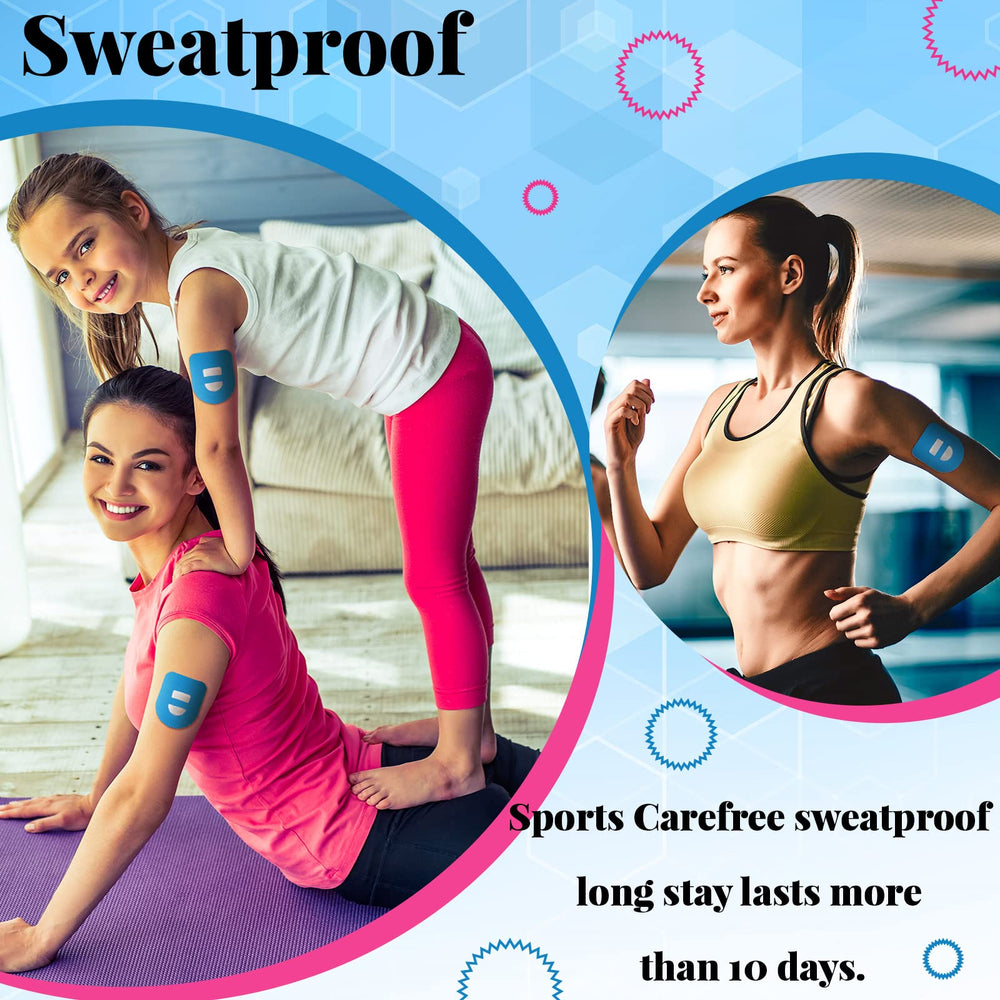 Nuanchu sweatproof CGM patches keep your device secure during workouts.