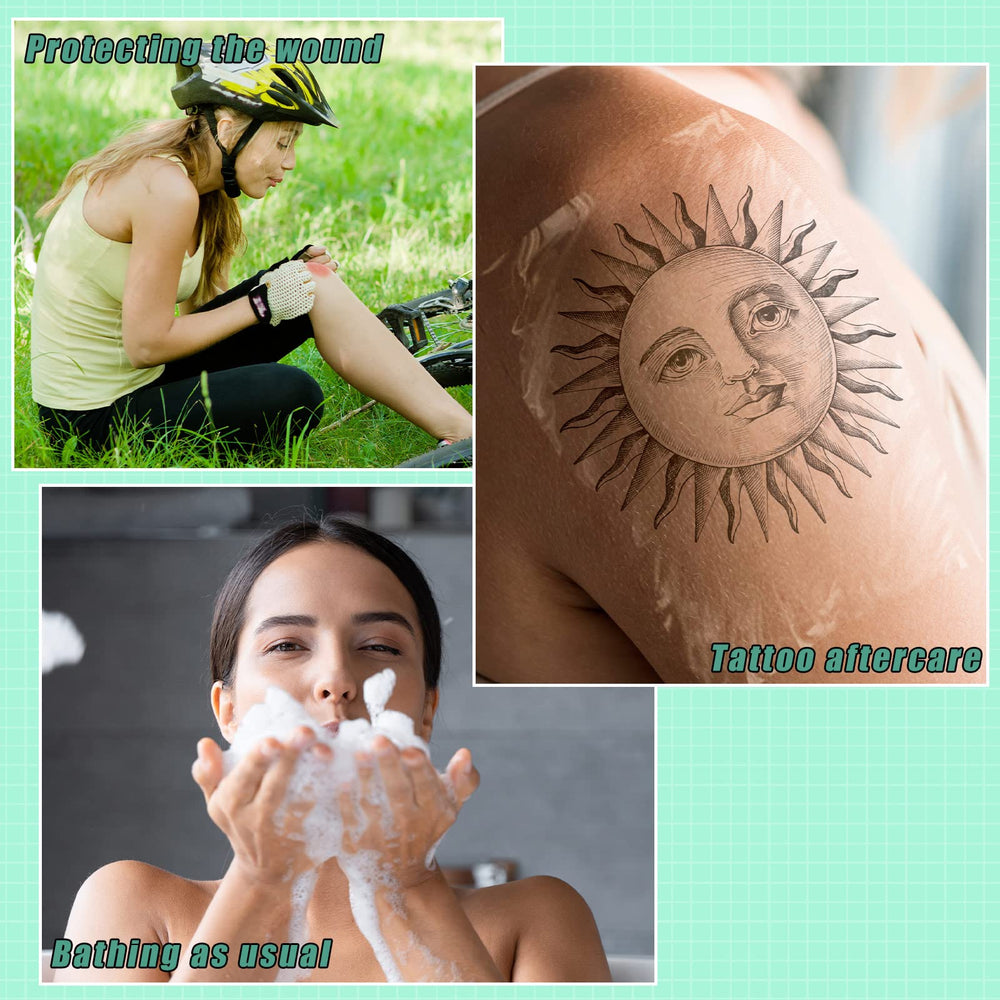 Nuanchu swim-friendly tattoo bandage supports water activities with durable adhesion