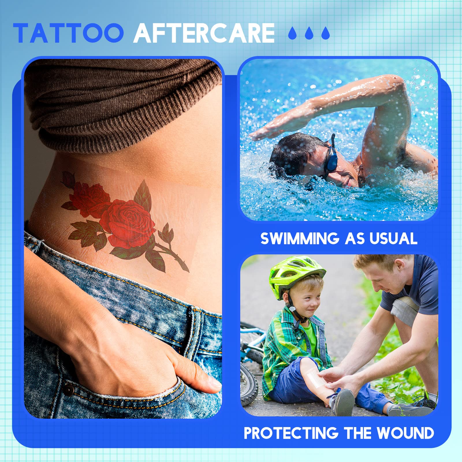 Applied Nuanchu 6-inch bandage on skin during activity.