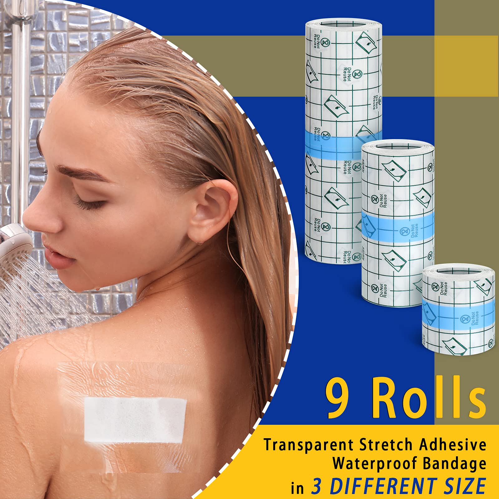 Nuanchu breathable stretch bandage moves with you for comfortable all-day wear.
