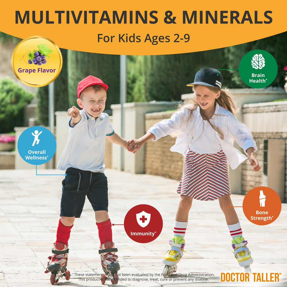 NuBest Doctor Taller Kids chewables close-up, easy to chew for kids.