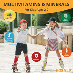 NuBest Doctor Taller Kids chewables close-up, easy to chew for kids.