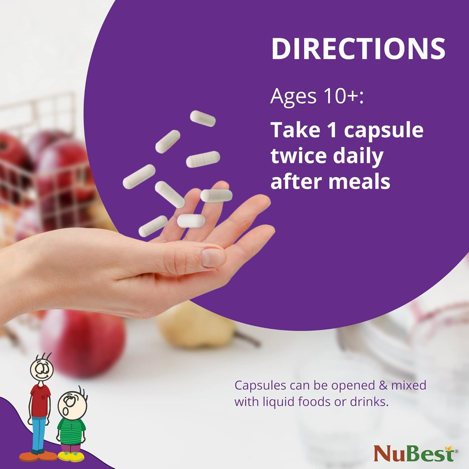 NuBest Tall 10+ collagen hydrolysate graphic for protein support