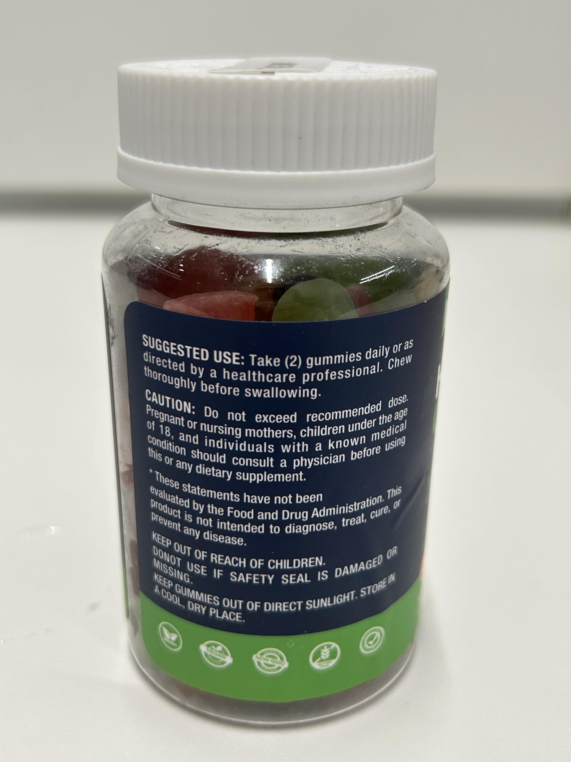 Nubetong lab-tested seal on packaging ensures quality.