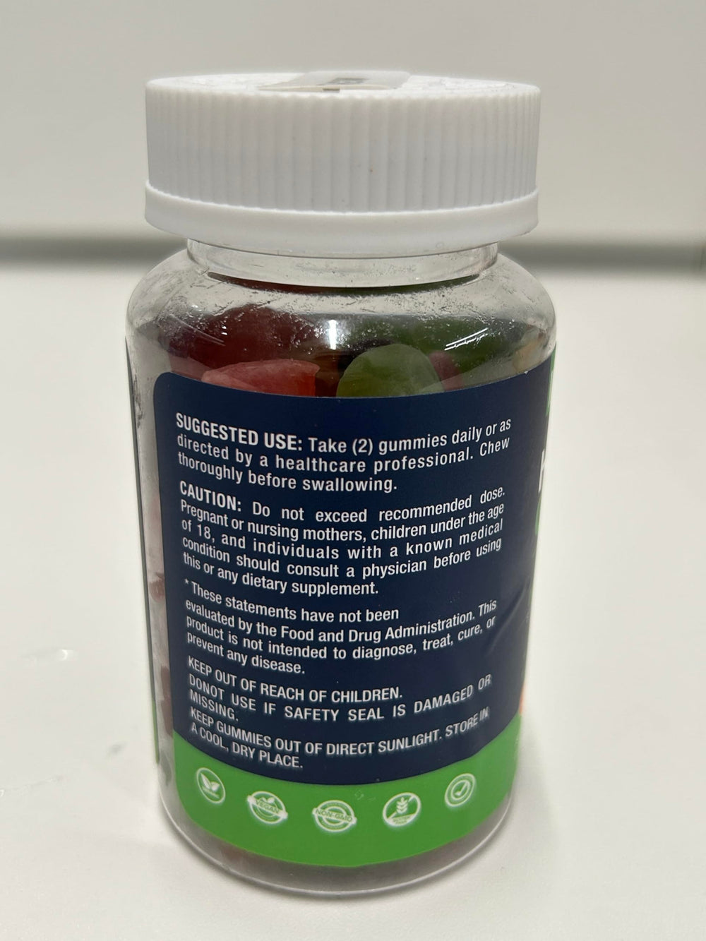 Nubetong lab-tested seal on packaging ensures quality.