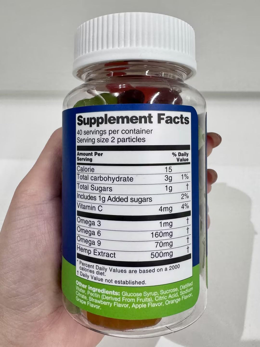 Nubetong tropical fruit flavor gummies ready for daily use.