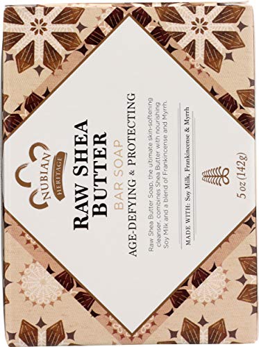 Nubian Heritage barra-jabon-piel-normal-a-seca para limpieza suave.