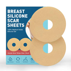 Nubical breast scar sheets pack for post-surgery care and scar management.