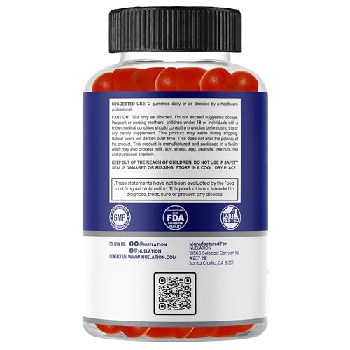 NUELATION berry-flavored gummy close-up highlighting tasty sleep support option.