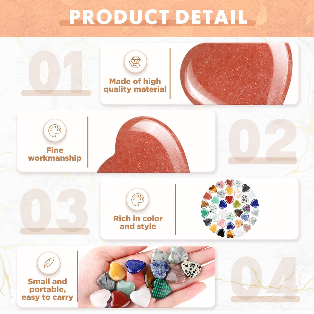 Nuenen compact heart stone fits in a pocket for on-the-go calm