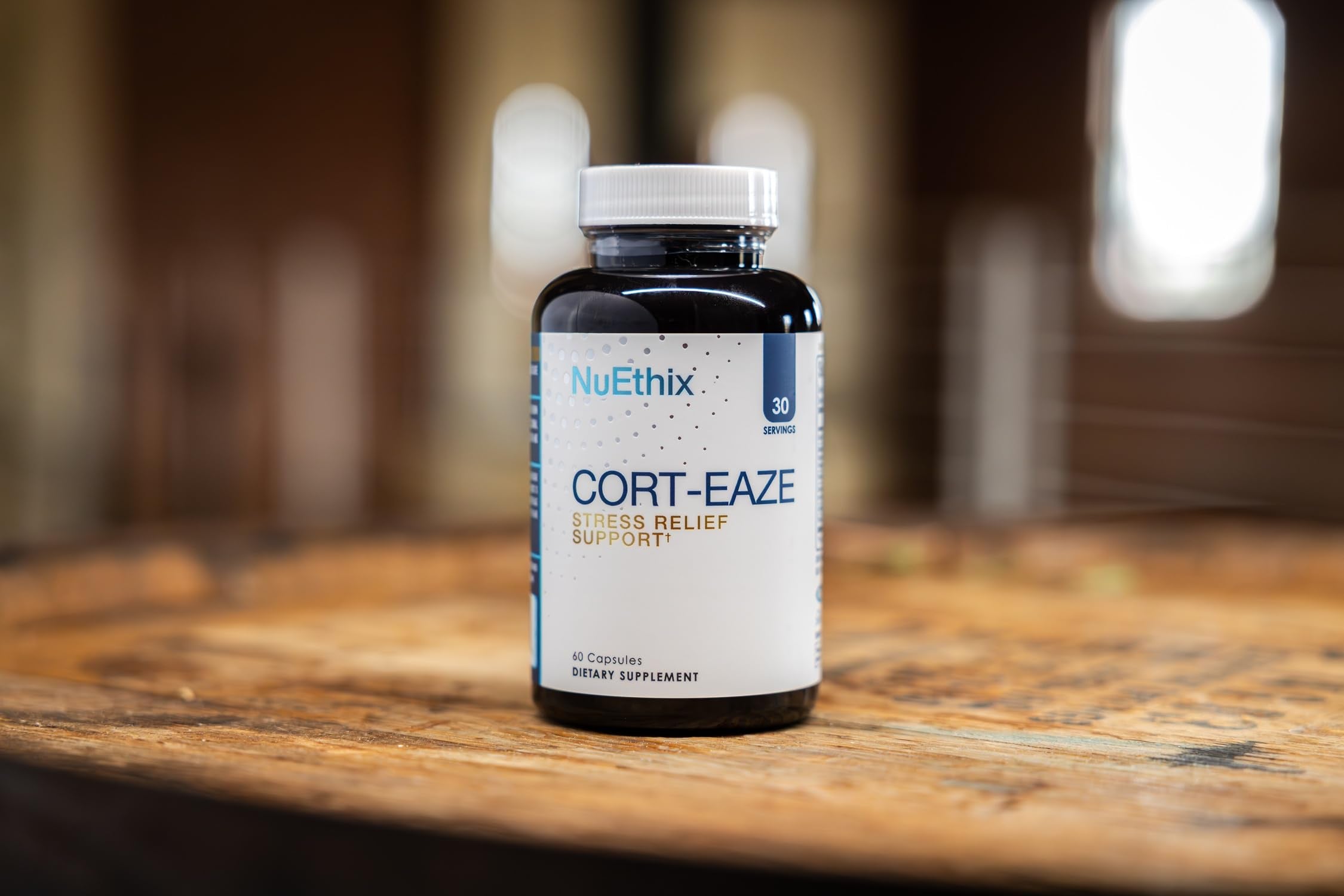 User preparing Cort-Eaze as part of bedtime routine