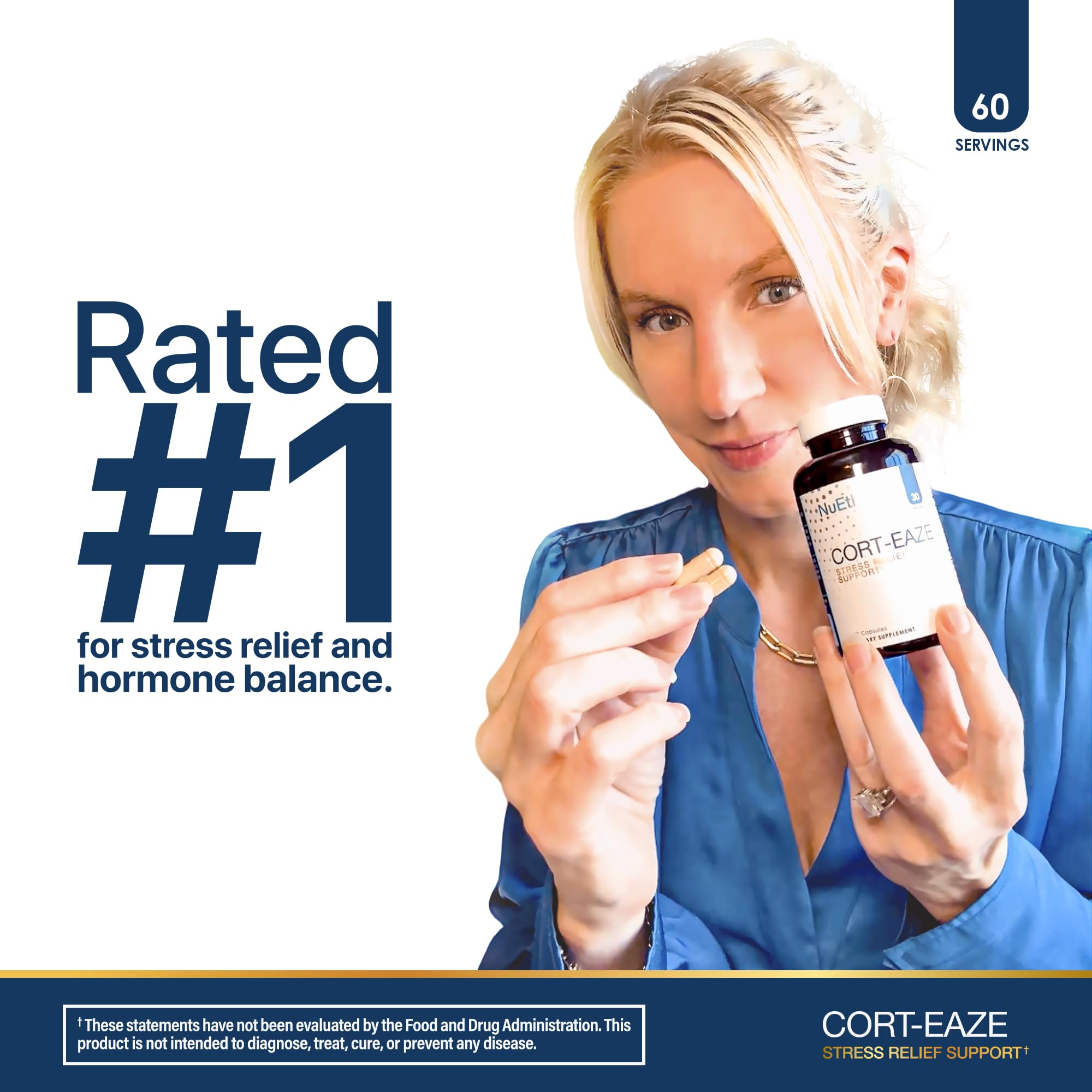 NuEthix Cort-Eaze packaging features rhodiola rosea for energy balance