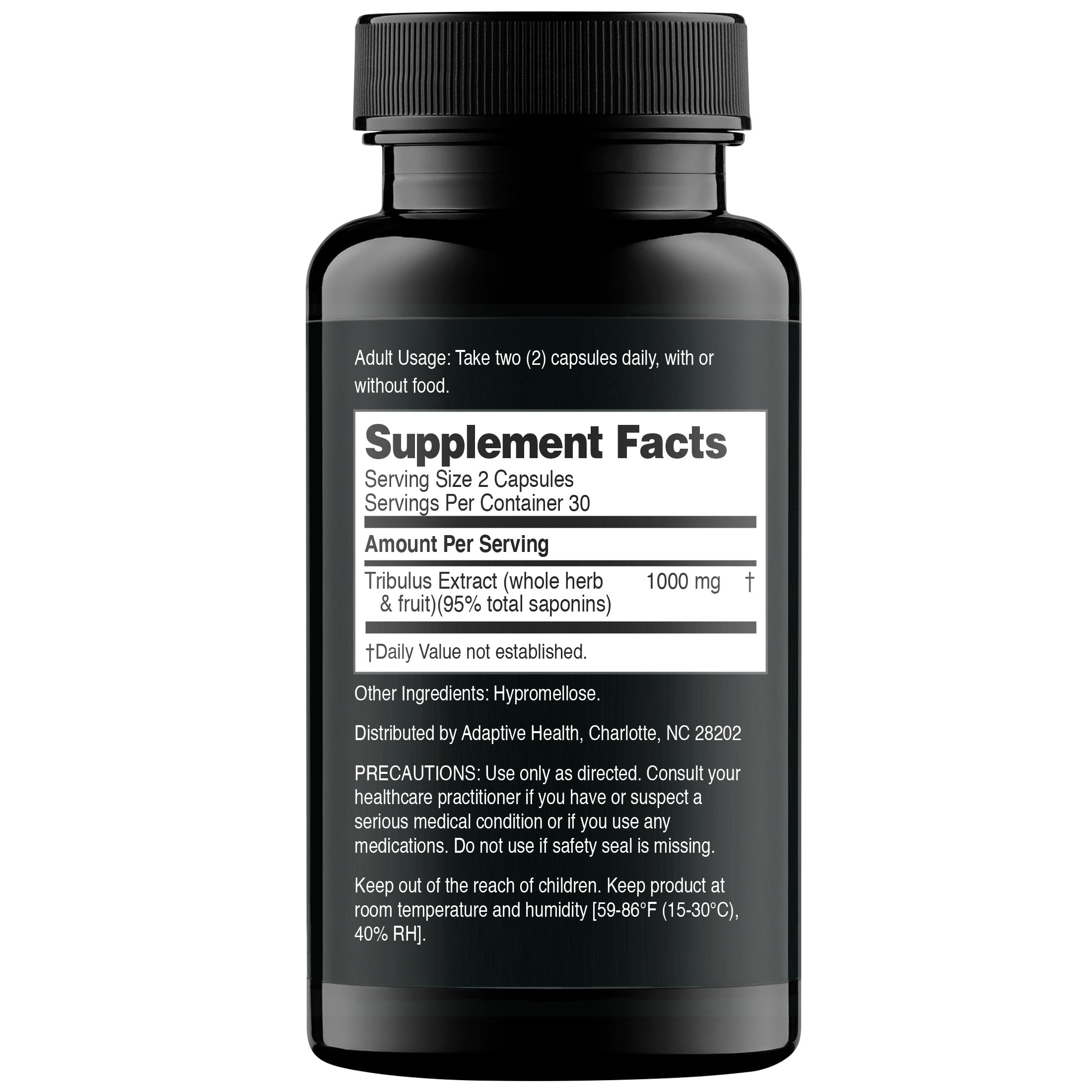 Nugenix label shows 95% total saponins standardization