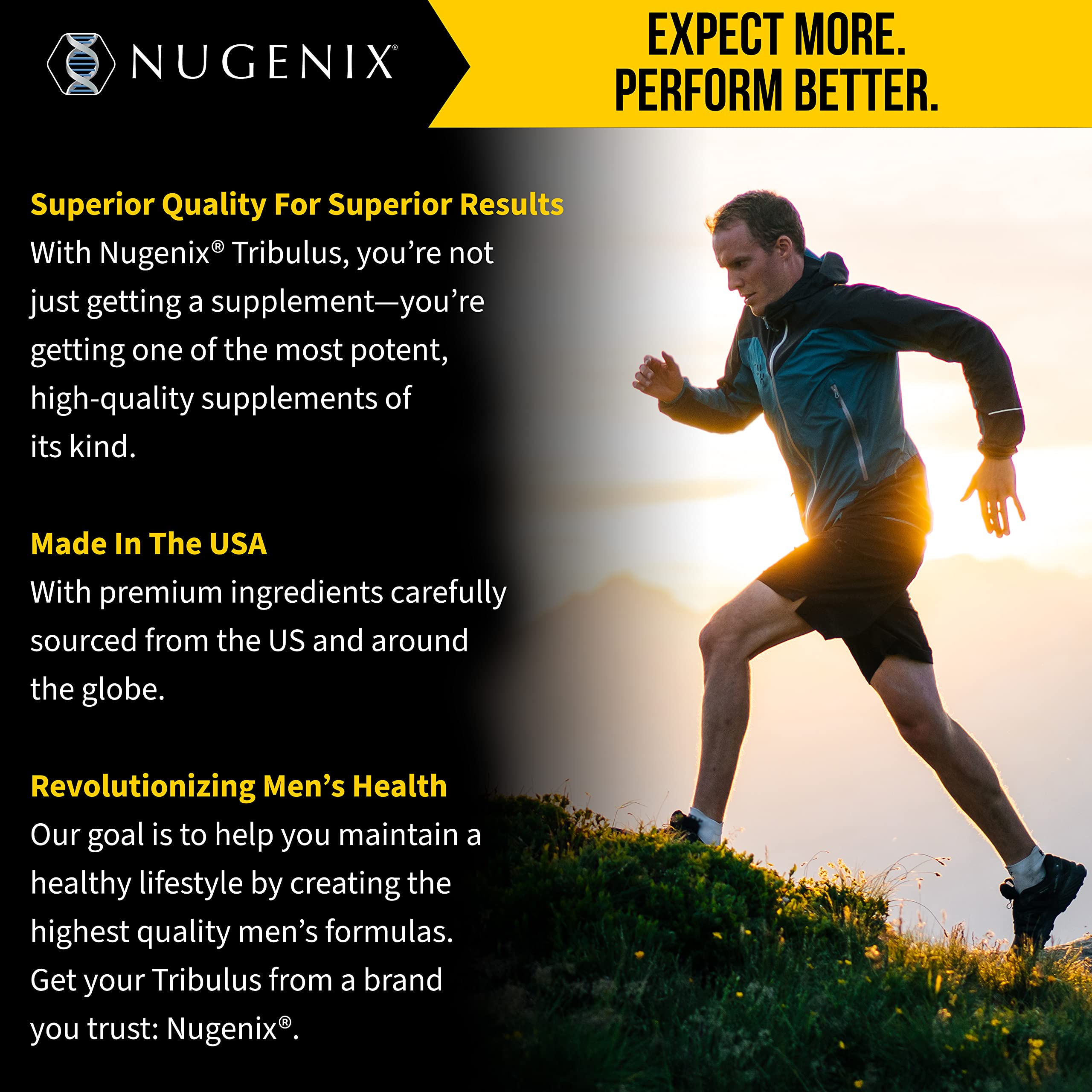 Nugenix packaging close-up with gluten-free logo