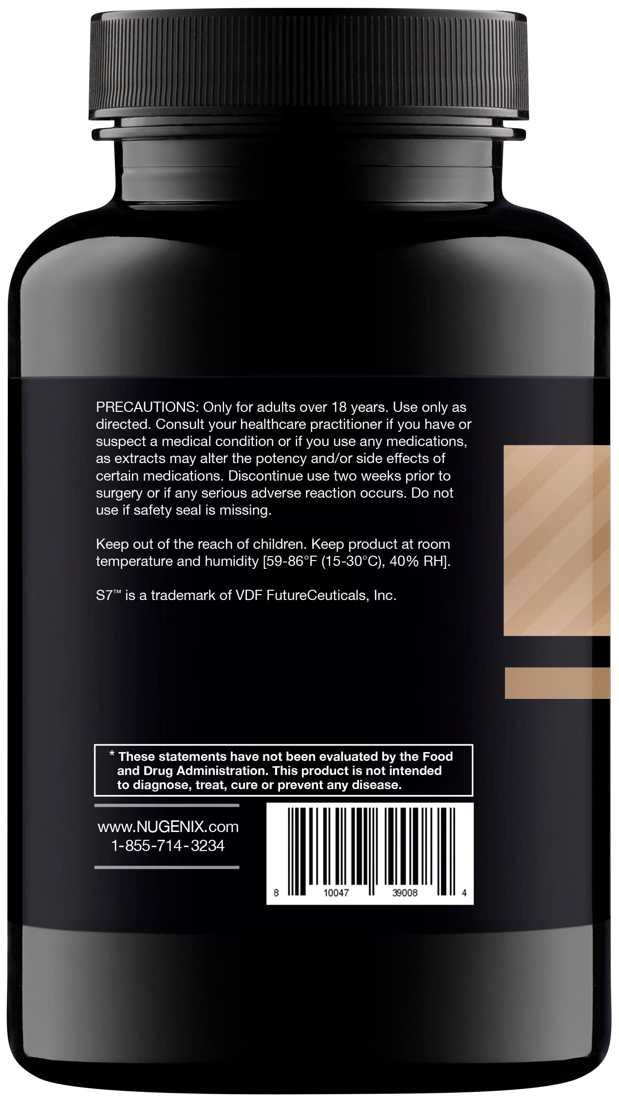 Nugenix L-Citrulline and L-Arginine ingredients visual emphasizes core NO boosters.