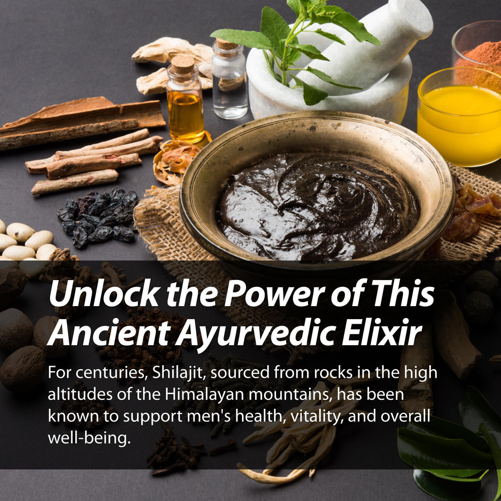 Nugenix Shilajit origin label emphasizing Himalayan sourcing