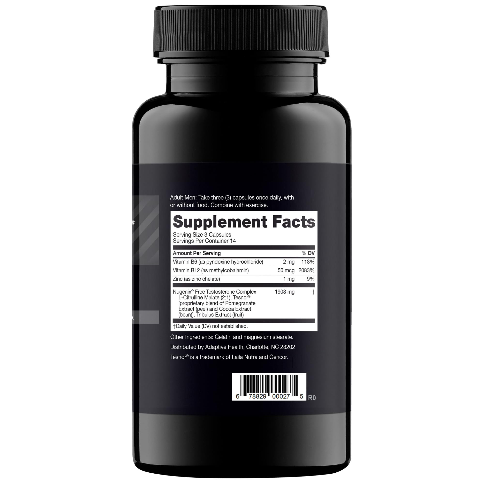 Nugenix T Booster bottle being poured demonstrates simple daily use.