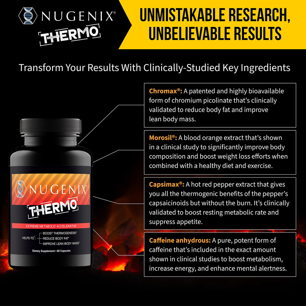 Nugenix Thermo bottle on gym table suggesting workout-ready supplementation