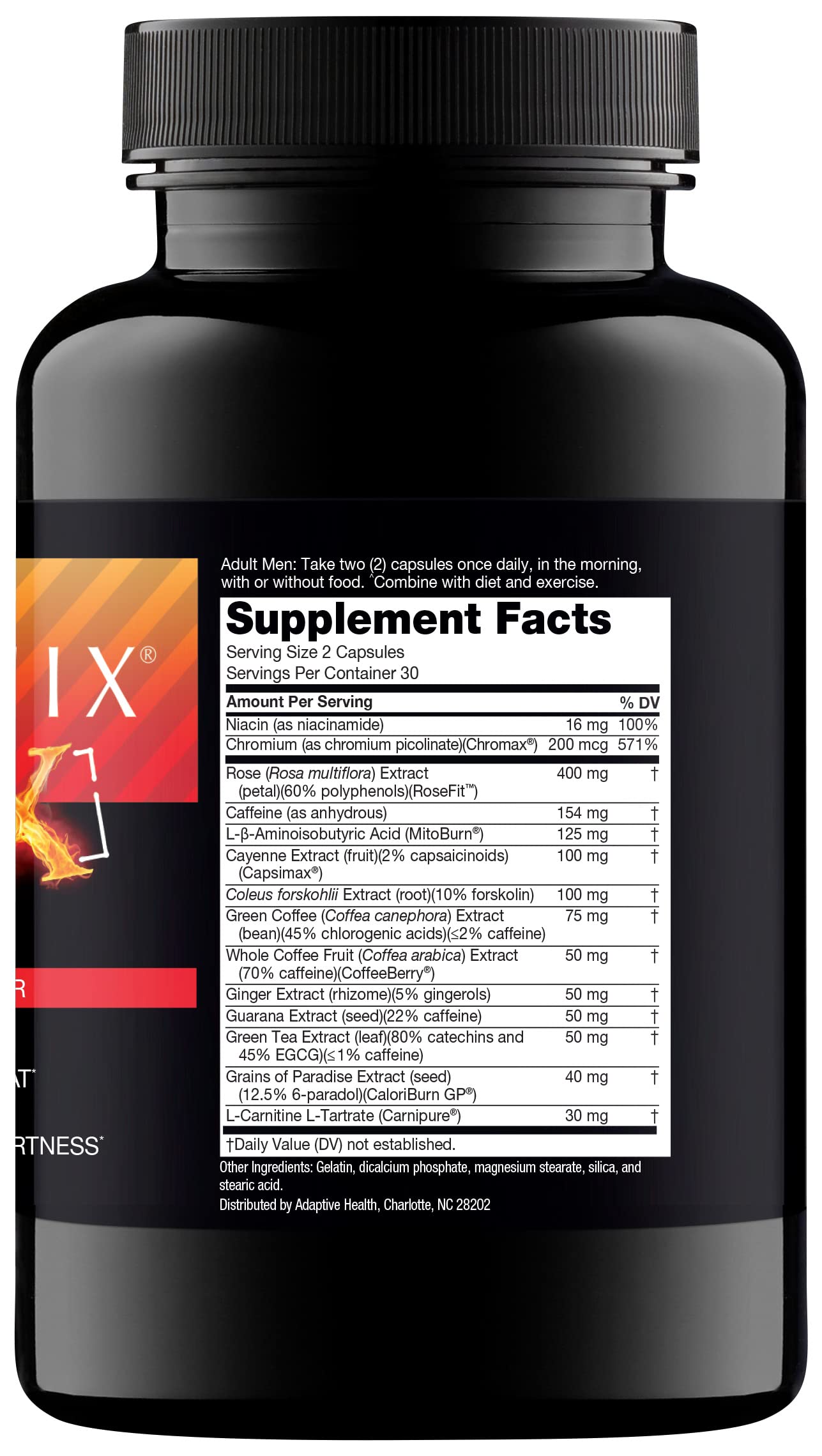 Nugenix Thermo-X label and packaging highlight premium, GMP-made formula