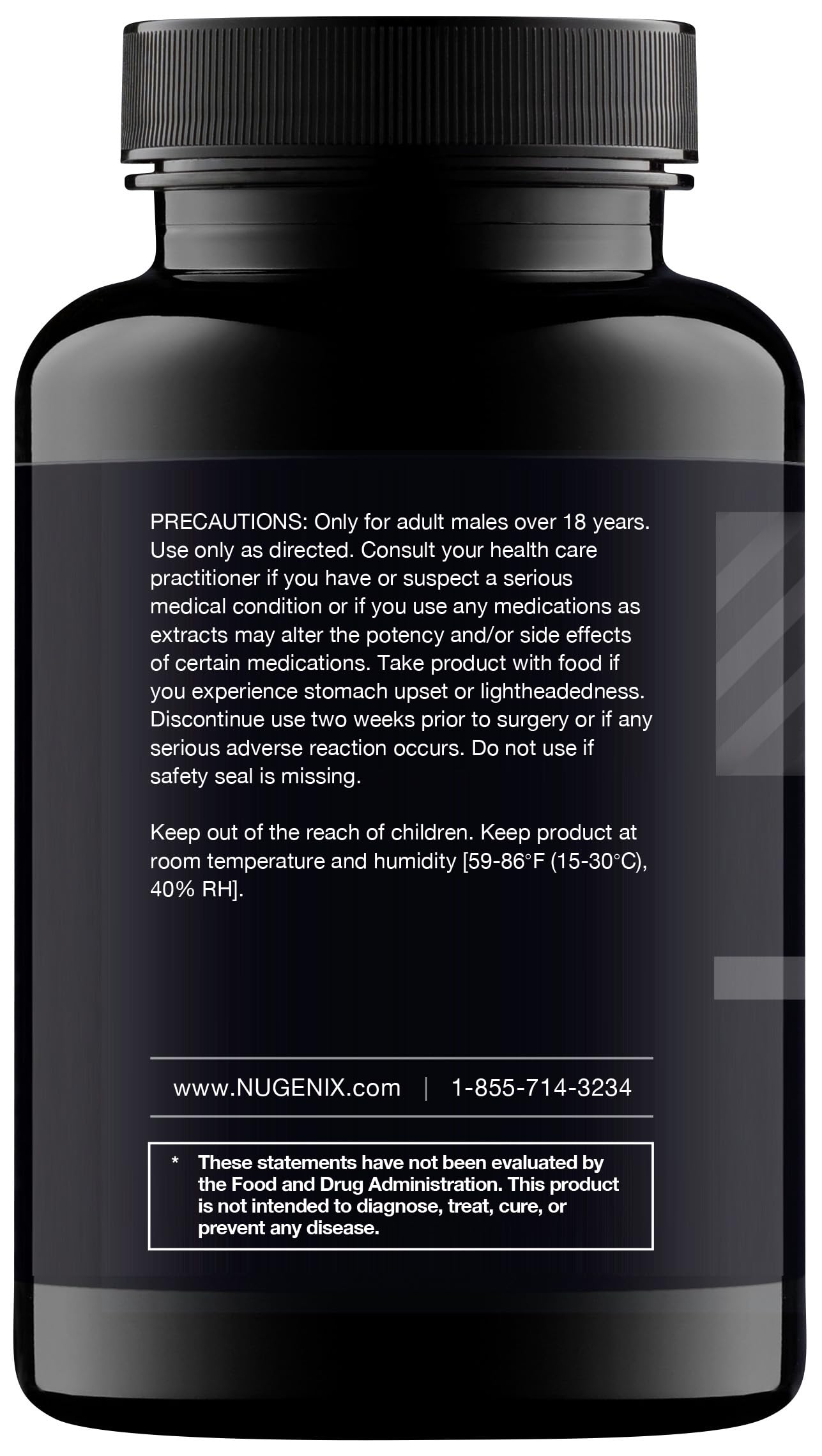 Nugenix Total-T ingredient blend close-up signaling Tesnor and elevATP.