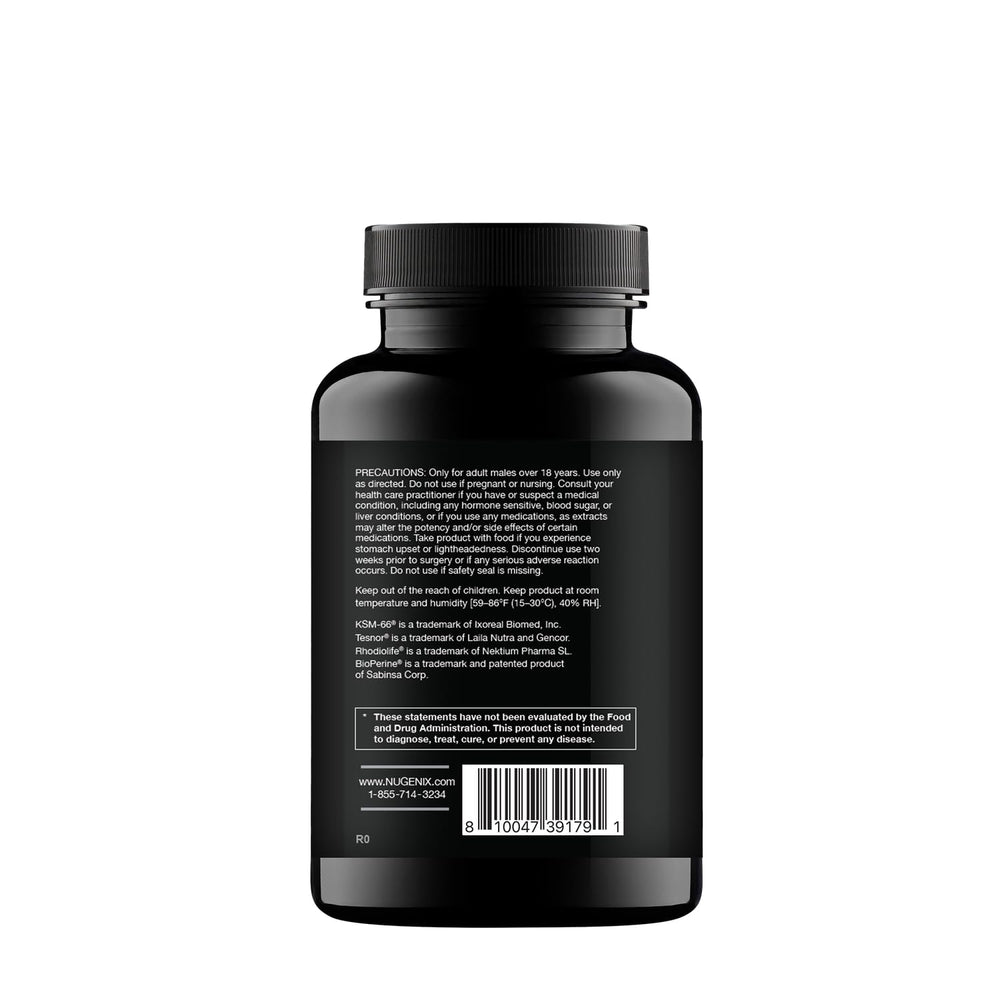Nugenix Total-T Maxx label detail highlighting trusted US-made quality