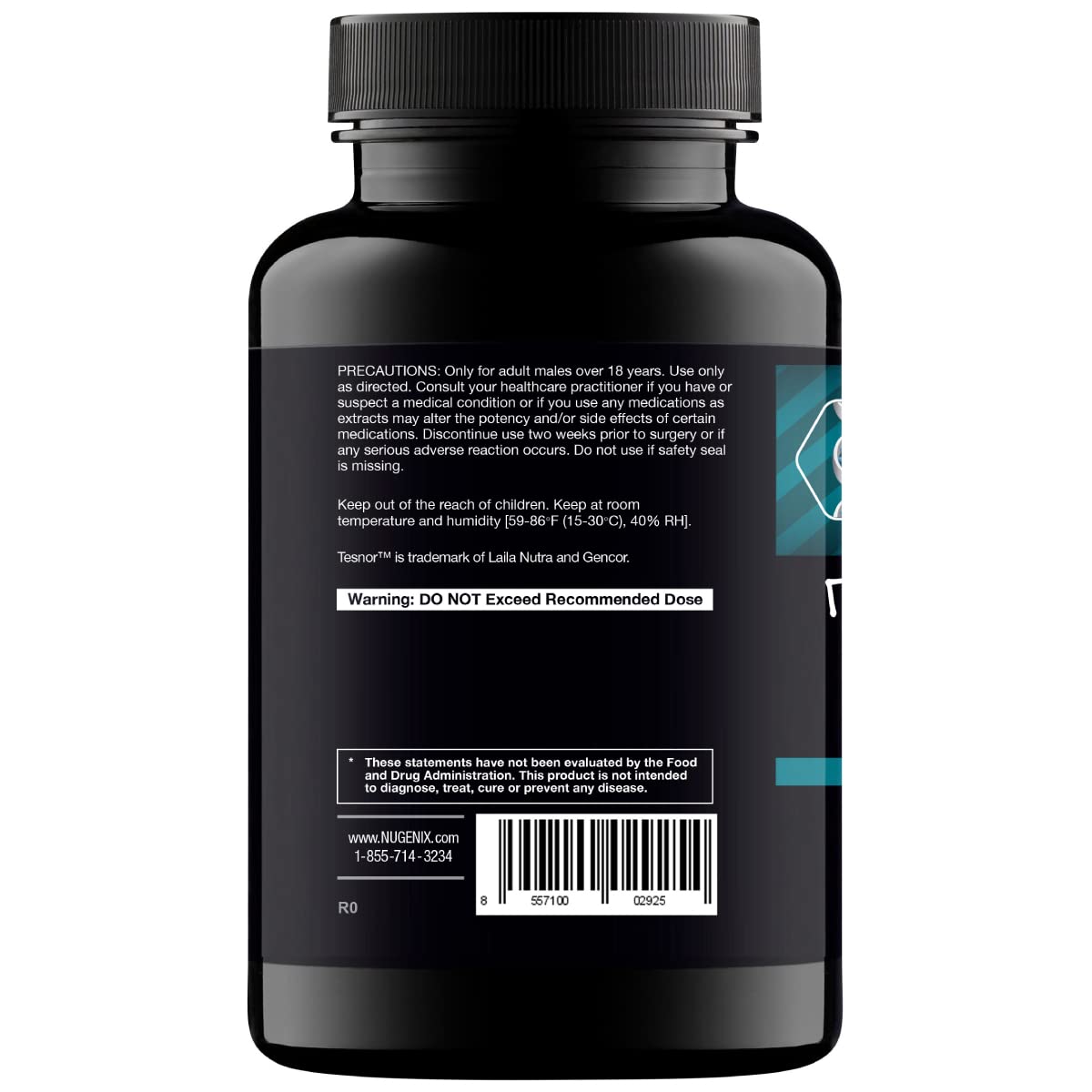 Nugenix Total-T Ultimate bottle with capsules spilled for easy daily use