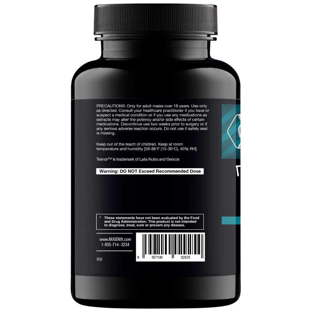 Nugenix Total-T Ultimate bottle with capsules spilled for easy daily use