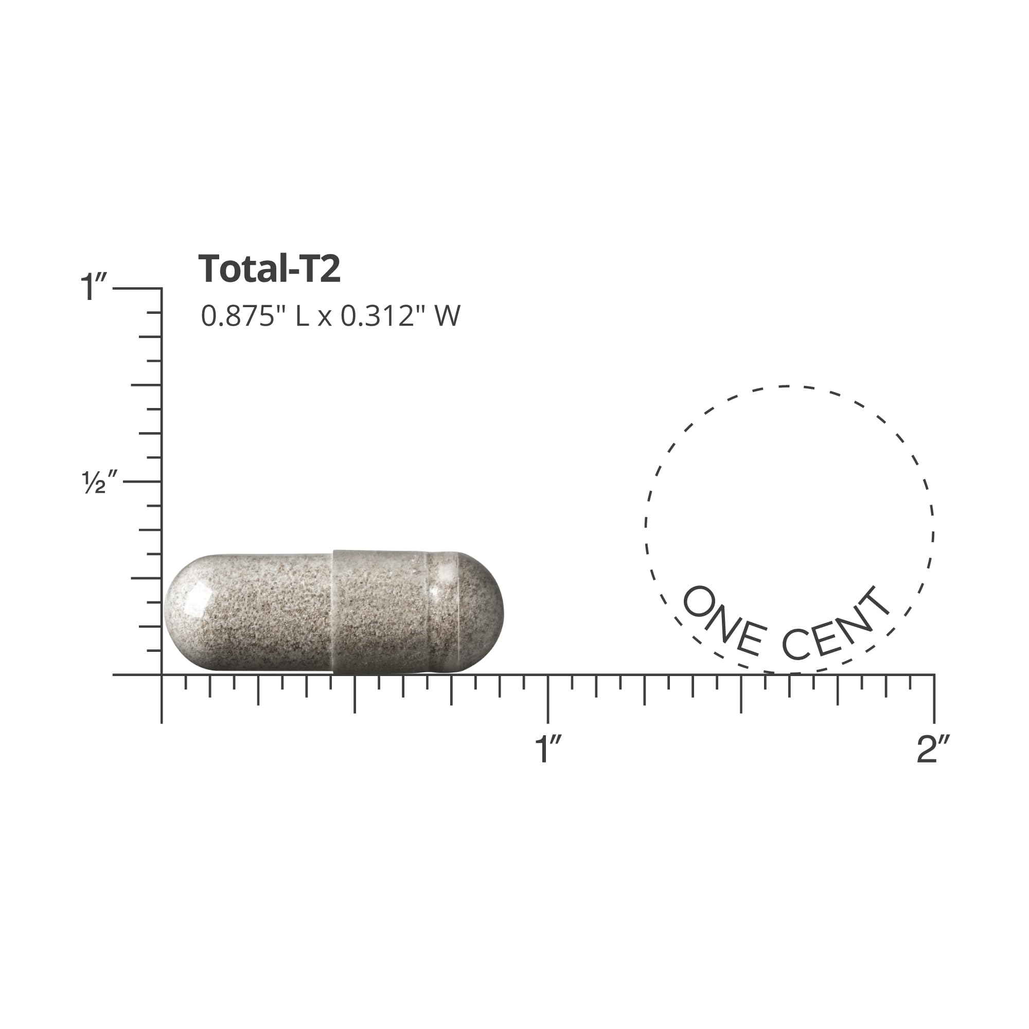 Nugenix Total-T2 capsules closeup emphasizing easy daily use for steady energy