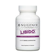 Nugenix Women's Libido bottle front showing daily support for wellness