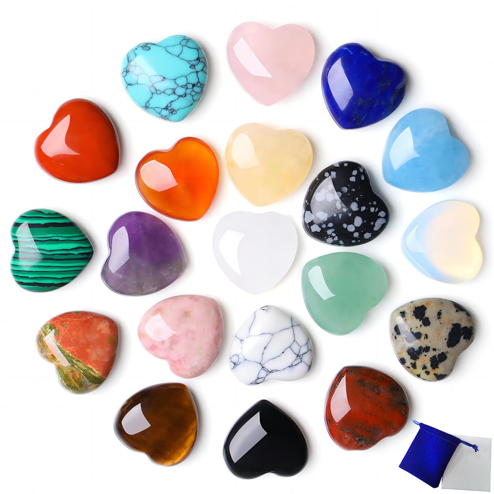 NUKAYAI rose quartz heart crystal decor promotes calm and positive energy in daily spaces.